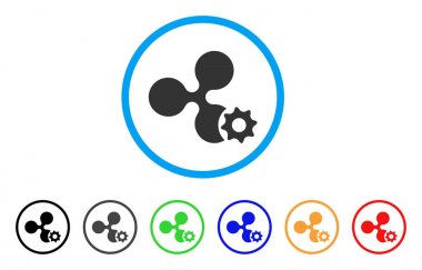 Dalgalanma dişli yuvarlak simge seçenekleri