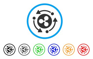 Ciro yuvarlak simge dalgalanma