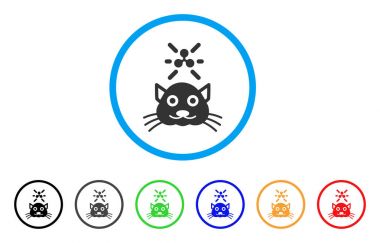 Kripto dalgalanma Kitty yuvarlak simge