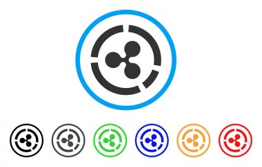 Diyagram yuvarlak simge dalgalanma