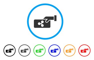 Ödeme yuvarlak simge dalgalanma