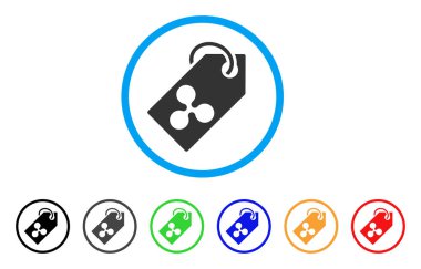 Belirteç yuvarlak simge dalgalanma