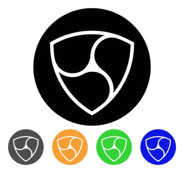 Nem para birimi vektör simgesi