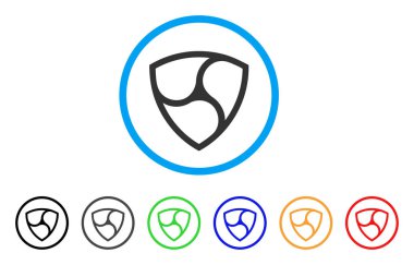 Nem para birimi simgesi yuvarlak