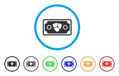 Nem banknot simgesi yuvarlak