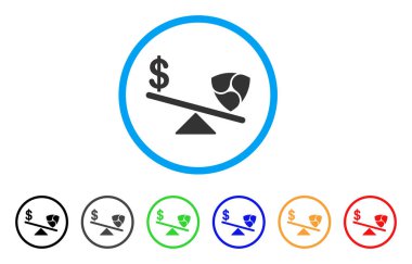 Doları Nem dengesi yuvarlak simge salıncaklar