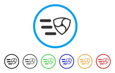 Hızlı Nem yuvarlak simge