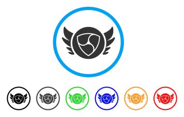 Nem yatırımı simgesi yuvarlak