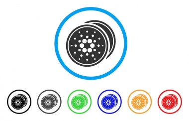 Cardano yuvarlak simge paralar