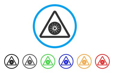 Cardano tehlike simgesi yuvarlak