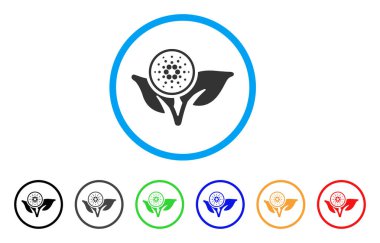 Cardano Eco başlangıç simgesi yuvarlak