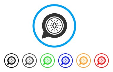 Cardano ileti balonu simgesini yuvarlak