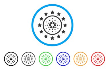 Başrollerini Cardano yuvarlak simge