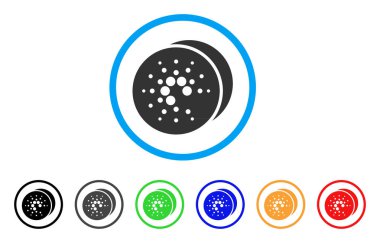 Cardano yuvarlak simge paralar