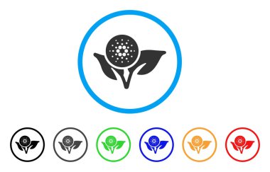 Cardano Eco başlangıç simgesi yuvarlak