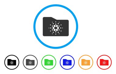 Cardano klasör simgesi yuvarlak