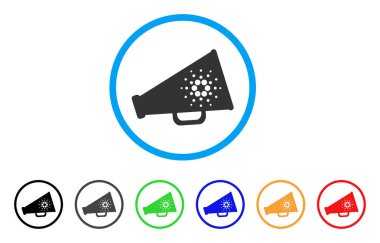 Cardano megafon simgesi yuvarlak