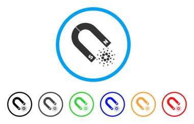 Mıknatıs Cardano yuvarlak simge