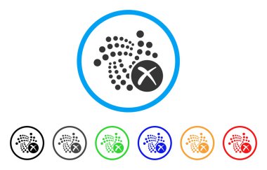 Iota yuvarlak simge iptal