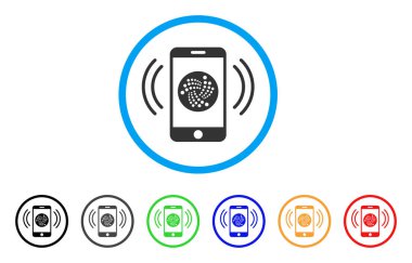 Iota mobil bankacılık yuvarlak simge