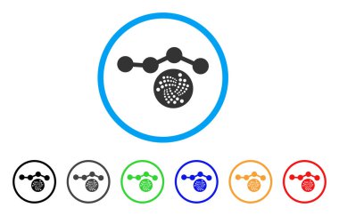 Iota grafik yuvarlak simgesini