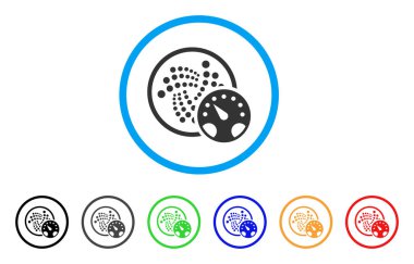 Iota ölçer yuvarlak simgesi