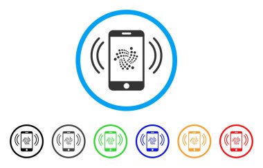 Iota mobil bankacılık yuvarlak simge