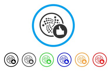 Iota yuvarlak simge başparmak