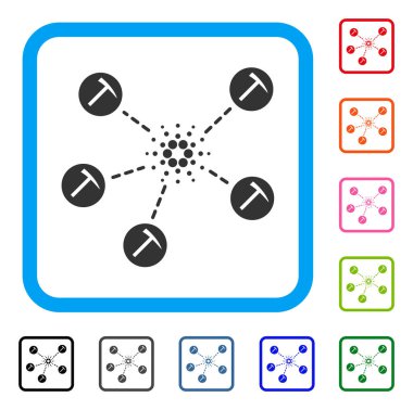 Cardano incelemesi ağ simgesini çerçeveli