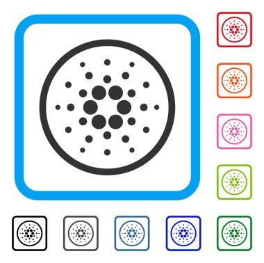 Cardano yuvarlak simge çerçeveli