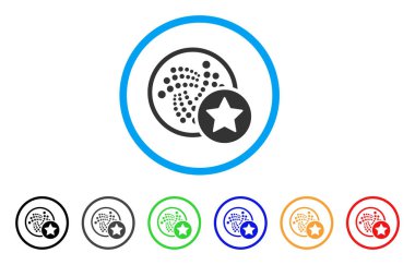 Iota Favoriler yıldız simgesini yuvarlak