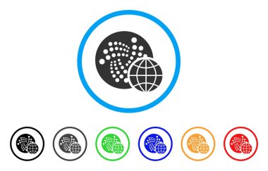 Iota küresel yuvarlak simge