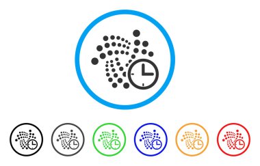 Iota saat yuvarlak simgesi
