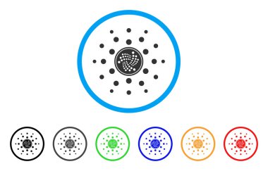 Iota para Parlatıcı ışınları simgesi yuvarlak