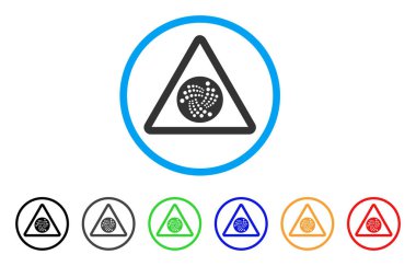 Iota tehlike yuvarlak simge