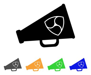 Nem megafon vektör simgesi