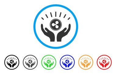 Refah eller yuvarlak simge dalgalanma