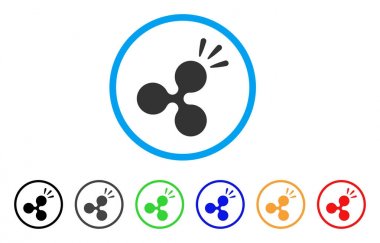 Parlatıcı yuvarlak simge dalgalanma