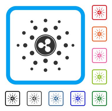 Dalgalanma para Parlatıcı simgesi çerçeveli