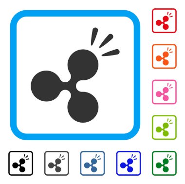 Dalgalanma Parlatıcı simgesi çerçeveli