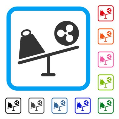 Ticaret Swing çerçeveli simgesi dalgalanma