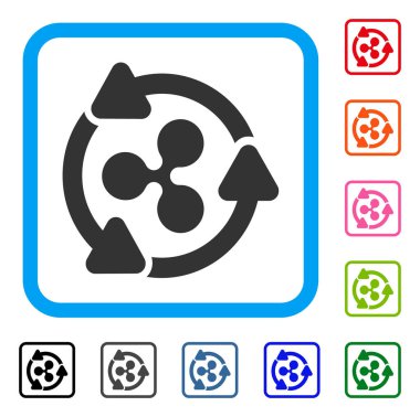 Dalgalanma ciro simgesi çerçeveli