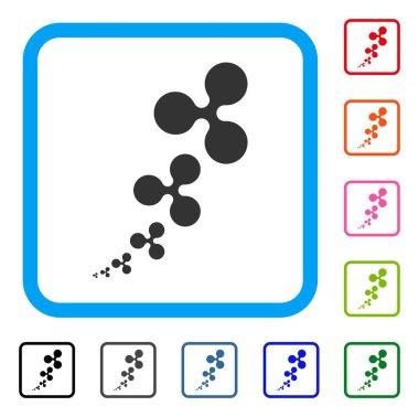 Dalgalanma enflasyon simgesi çerçeveli