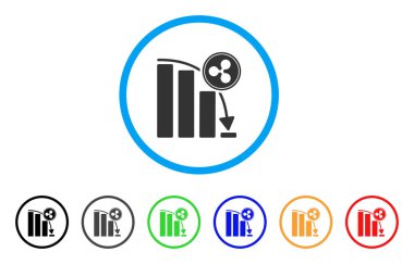 Epic Fail grafik yuvarlak simge dalgalanma