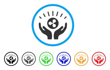 Refah eller yuvarlak simge dalgalanma