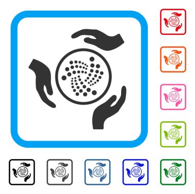 Iota eller simgesini çerçeveli