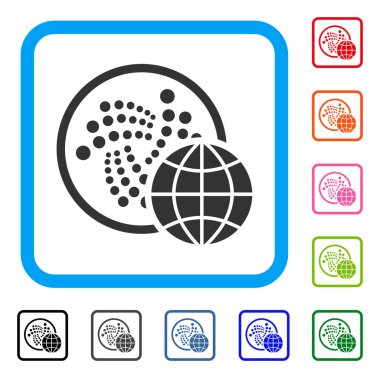 Iota küresel çerçeveli simgesi