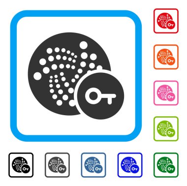 Iota anahtar simgesi çerçeveli