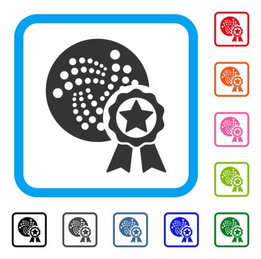 Iota Yıldız Ödülü simgesi çerçeveli