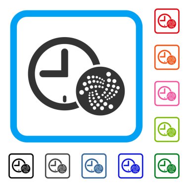 Iota Saat simgesi çerçeveli